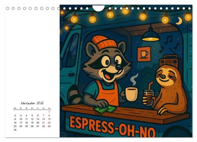 Produktbild: Pfoten, Pelz & Power-Jobs (Wandkalender 2026 DIN A4 quer), CALVENDO Monatskalender