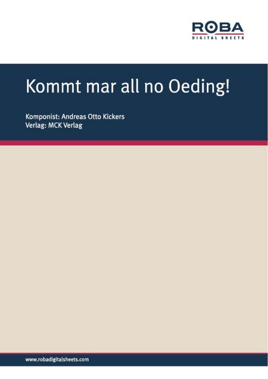 Produktbild: Kommt mar all no Oeding!