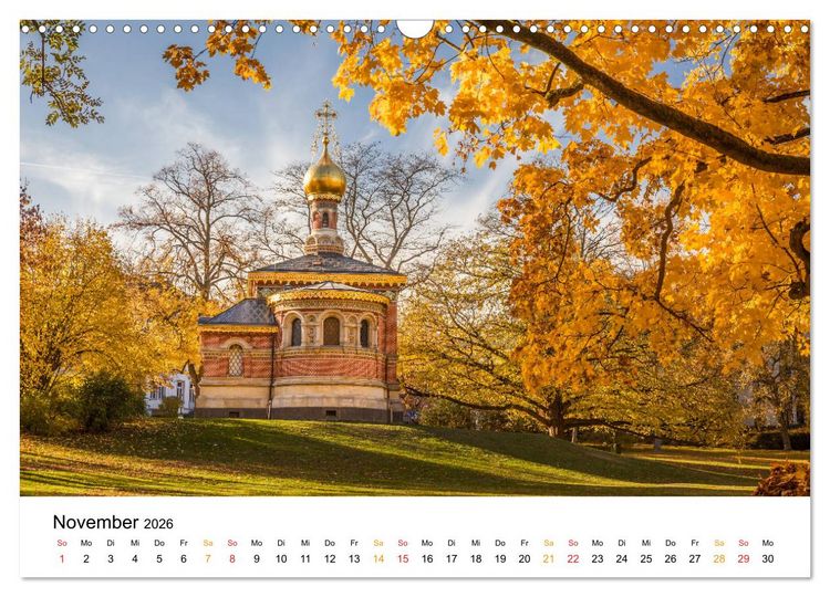Produktbild: Bad Homburg - Die Perle im Hochtaunus (Wandkalender 2026 DIN A3 quer), CALVENDO Monatskalender