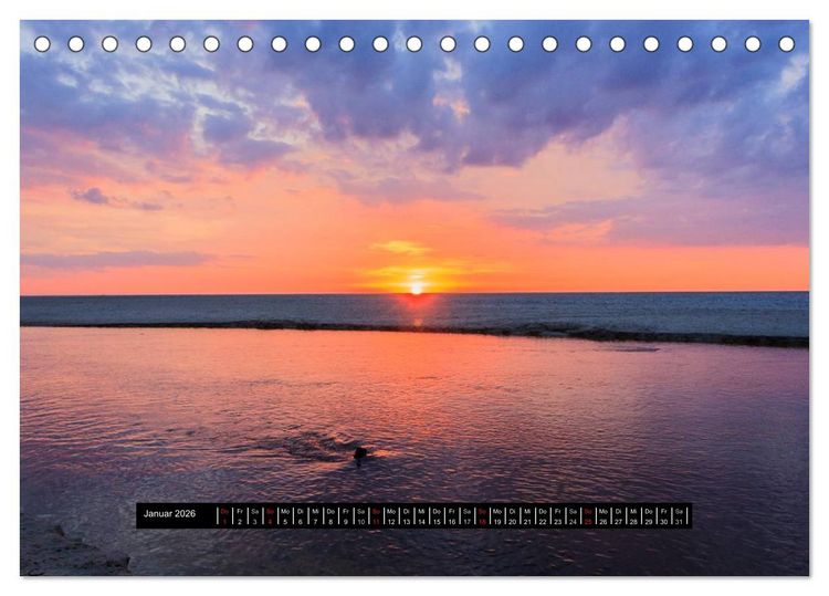 Produktbild: D&auml;nemark Impressionen (Tischkalender 2026 DIN A5 quer), CALVENDO Monatskalender