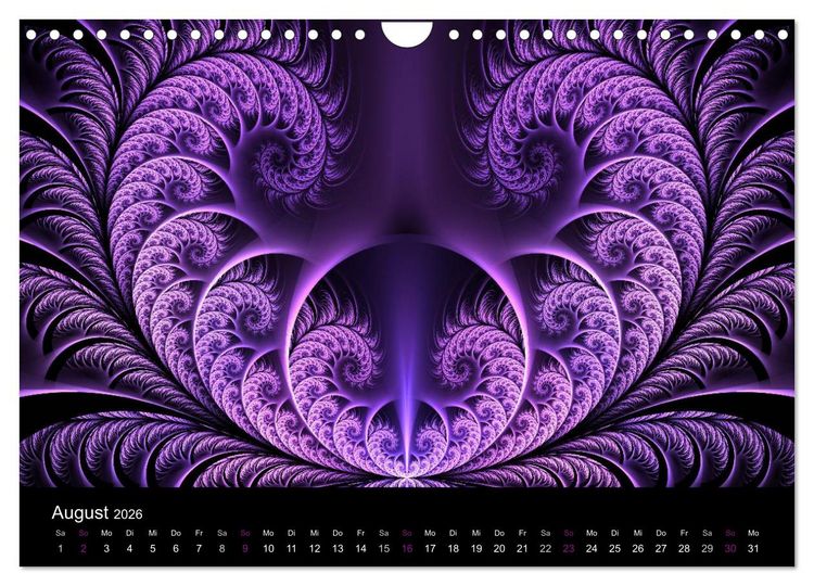 Produktbild: Die Farbe Lila (Wandkalender 2026 DIN A4 quer), CALVENDO Monatskalender