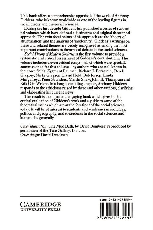 Produktbild: Social Theory of Modern Societies