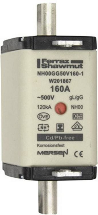 Produktbild: Mersen 1F769.000000 NH-Sicherung Sicherungsgr&ouml;&szlig;e = 00 160A 500V 1St.
