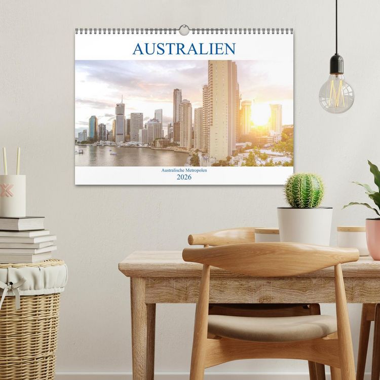 Produktbild: Australien - Australische Metropolen (Wandkalender 2026 DIN A3 quer), CALVENDO Monatskalender