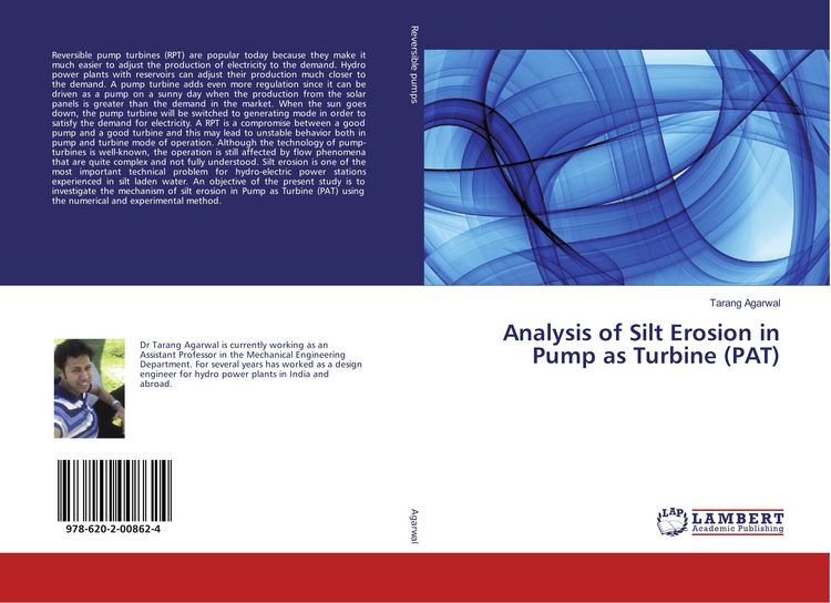 Produktbild: Analysis of Silt Erosion in Pump as Turbine (PAT)