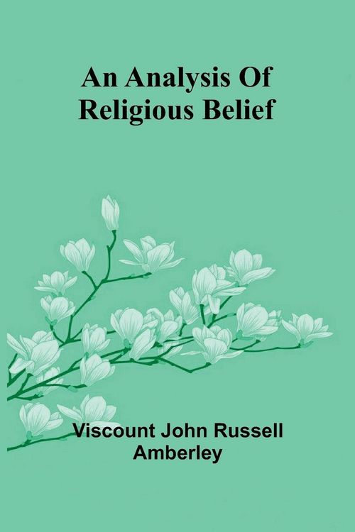 Produktbild: An analysis of religious belief