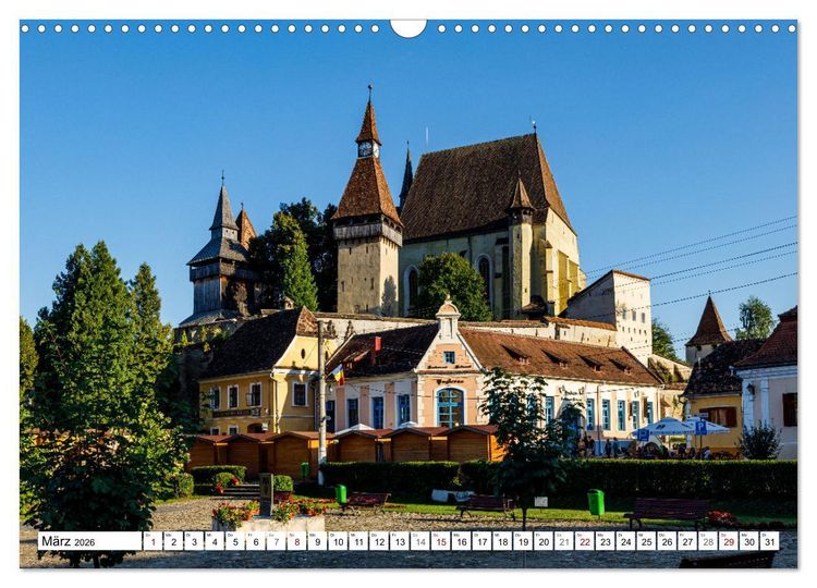 Produktbild: Kirchen und Kl&ouml;ster in Rum&auml;nien (Wandkalender 2026 DIN A3 quer), CALVENDO Monatskalender