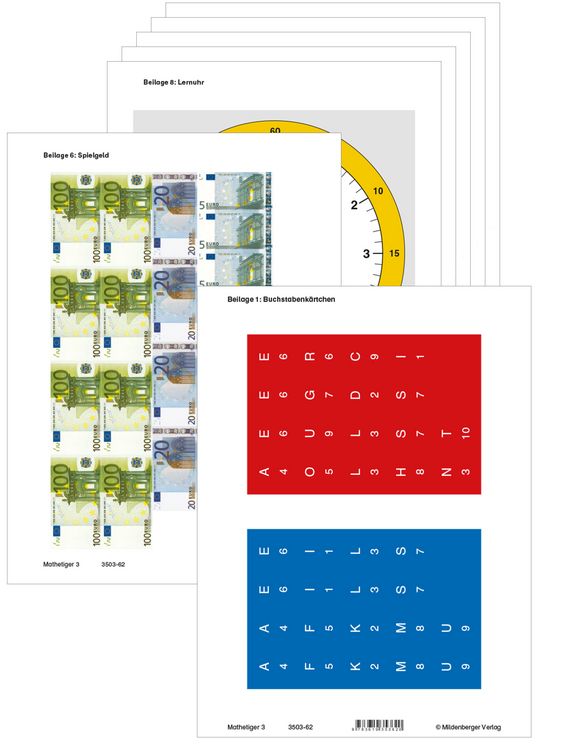 Produktbild: Mathetiger 3, Arbeitsbeilagen (identisch mit 978-3-619-35362-0)