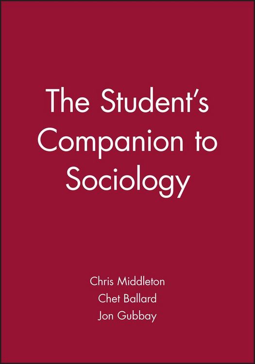 Produktbild: Middleton, C: Student&prime;s Companion to Sociology