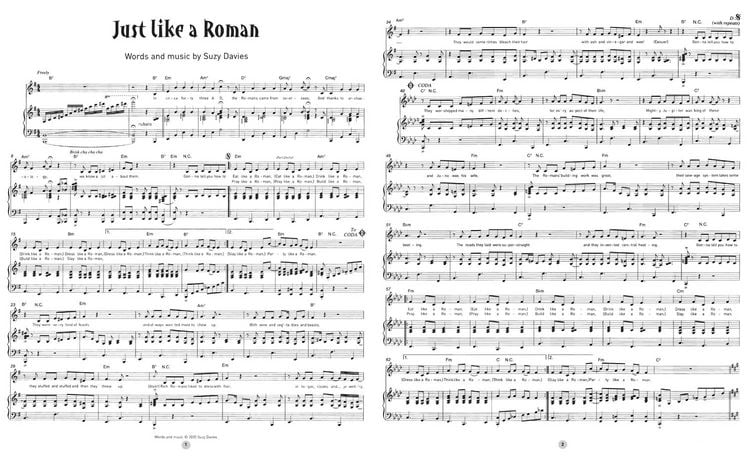 Produktbild: SONGSHEETS_JUST LIKE ROMAN