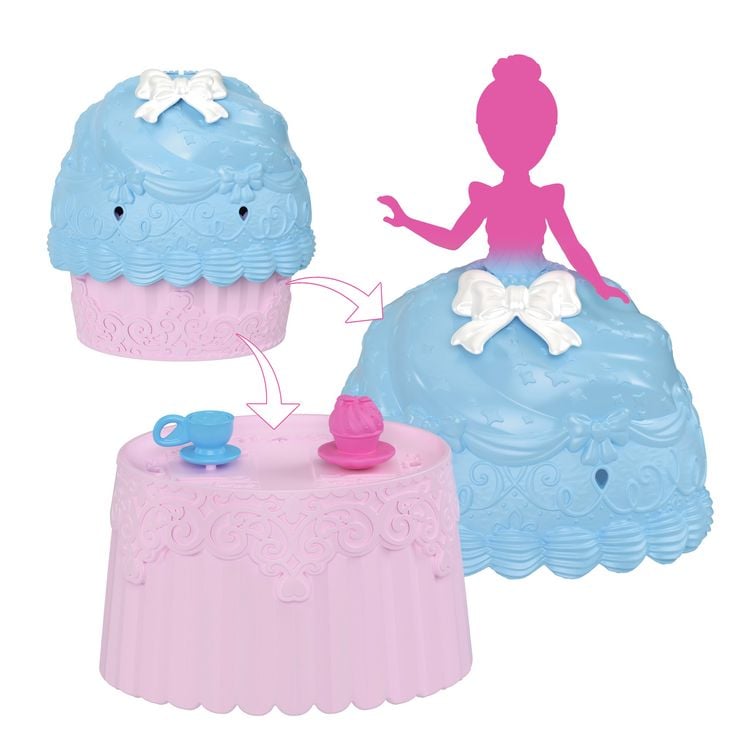 Produktbild: Disney Princess Cupcake kleine Puppe Reveal mit f&uuml;nf &Uuml;berraschungen, darunter eine Puppe und zwei Zubeh&ouml;rteile