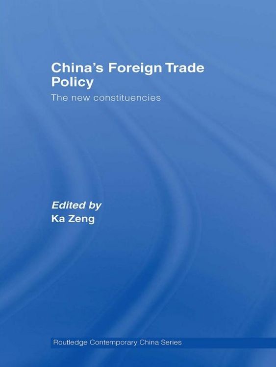 Produktbild: China's Foreign Trade Policy