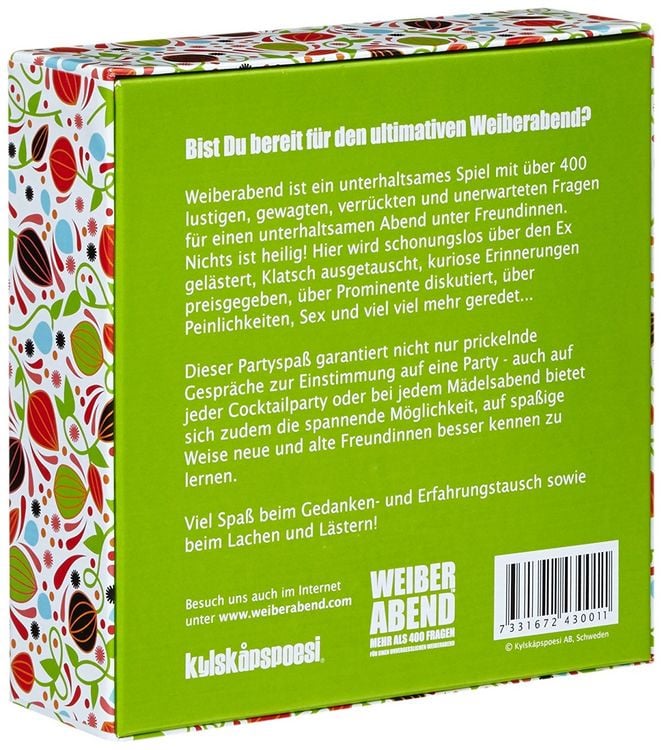 Produktbild: Pegasus - Weiberabend XL, Kartenspiel