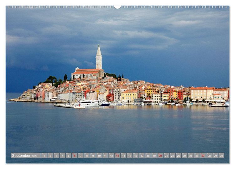 Produktbild: ISTRIEN (hochwertiger Premium Wandkalender 2026 DIN A2 quer), Kunstdruck in Hochglanz