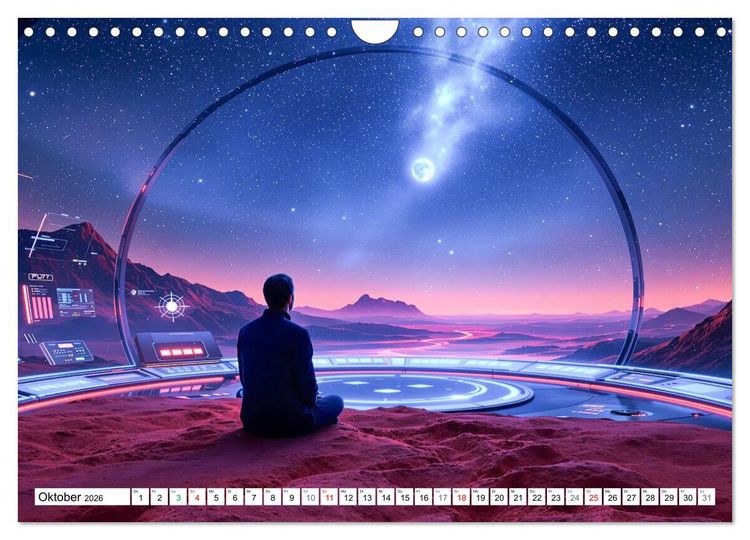 Produktbild: Neuer Morgen Mars (Wandkalender 2026 DIN A4 quer), CALVENDO Monatskalender