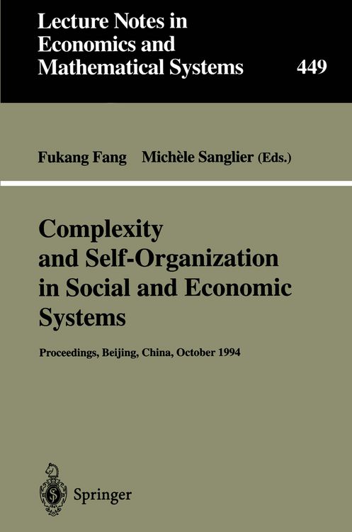 Produktbild: Complexity and Self-Organization in Social and Economic Systems
