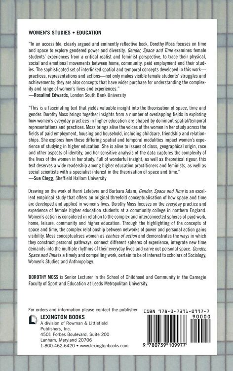 Produktbild: Gender, Space, and Time