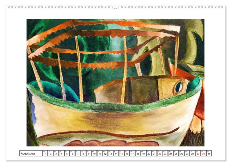 Produktbild: Arthur Dove - Abstrakte Impressionen (hochwertiger Premium Wandkalender 2026 DIN A2 quer), Kunstdruck in Hochglanz