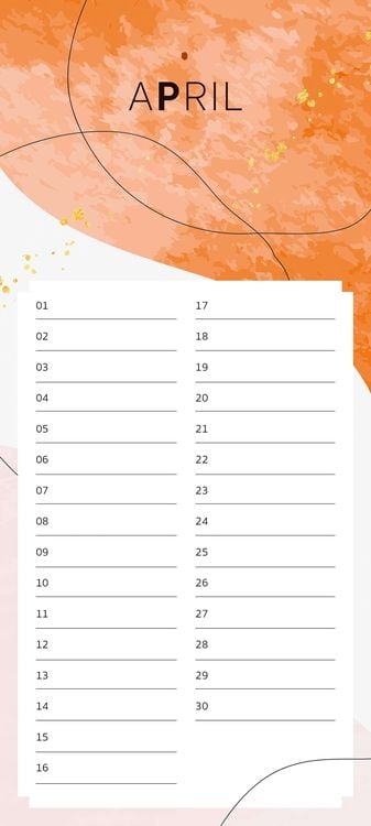 Immerwährender Geburtstagskalender Pattern