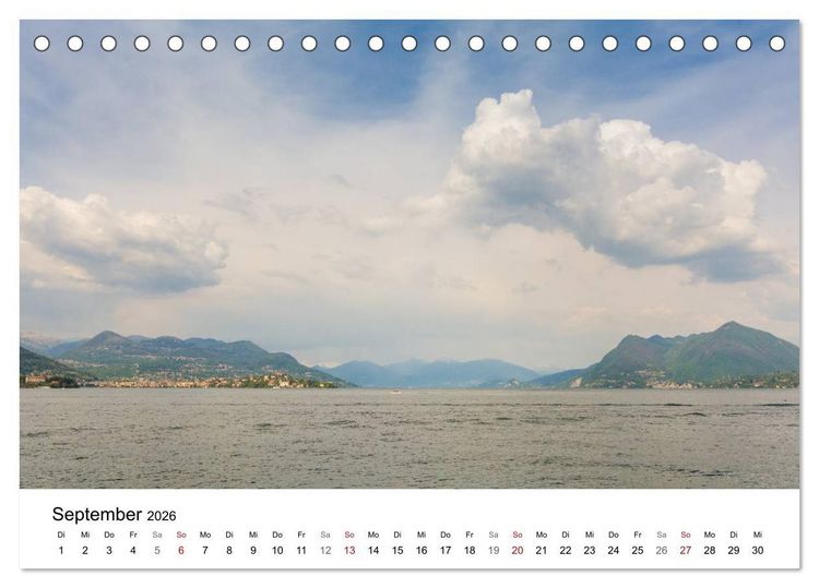 Produktbild: Lago Maggiore - Unterwegs am Westufer (Tischkalender 2026 DIN A5 quer), CALVENDO Monatskalender