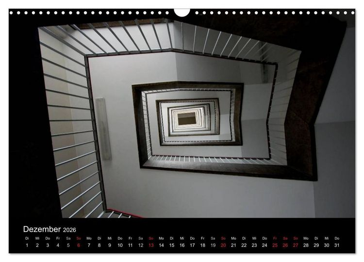 Produktbild: Treppen (Wandkalender 2026 DIN A3 quer), CALVENDO Monatskalender