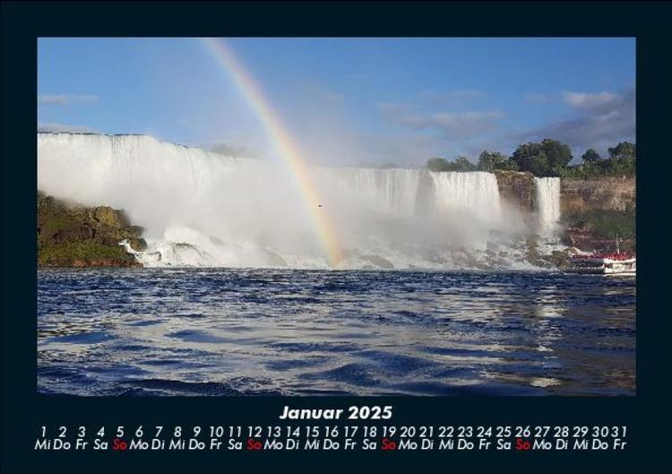 Produktbild: Wasserf&auml;lle 2025 Fotokalender DIN A5