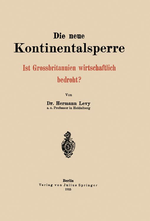 Produktbild: Die neue Kontinentalsperre