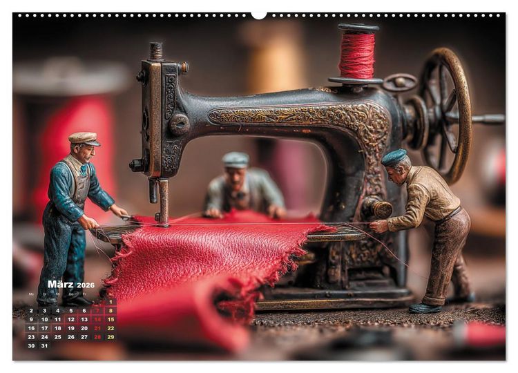 Produktbild: Miniatur - Atelier (hochwertiger Premium Wandkalender 2026 DIN A2 quer), Kunstdruck in Hochglanz