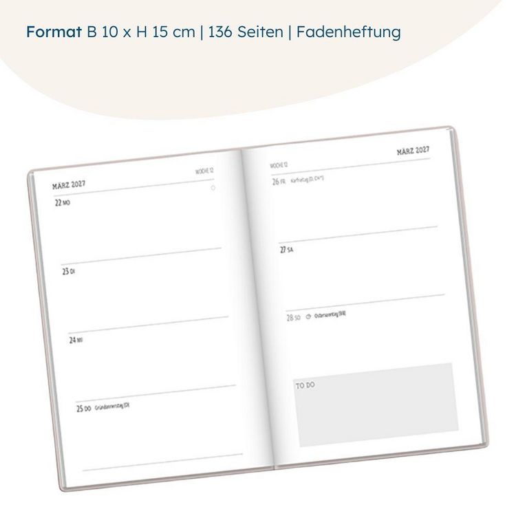 Produktbild: Terminplaner Letterart 2027 Big Plans