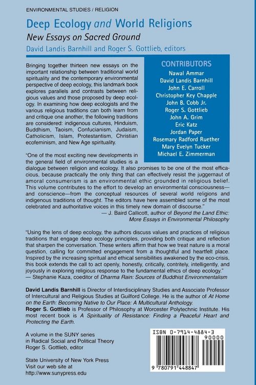 Produktbild: Deep Ecology and World Religions