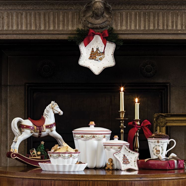 Produktbild: Villeroy & Boch Winter Bakery Delight Sternschale mittel, Lebkuchendorf