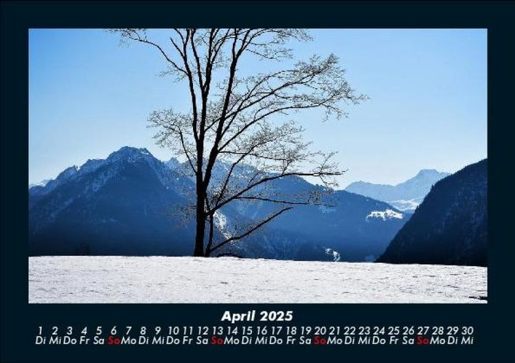 Produktbild: Berge 2025 Fotokalender DIN A5