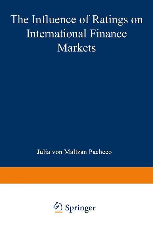 Produktbild: The Influence of Ratings on International Finance Markets