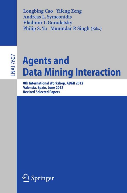 Produktbild: Agents and Data Mining Interaction