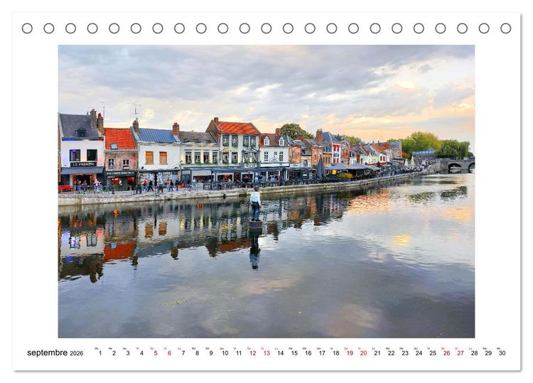 Produktbild: Amiens - Capitale de la Somme (Calendrier de bureau 2026 DIN A5 vertical), CALVENDO calendrier mensuel