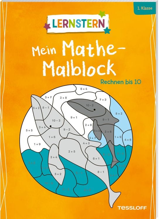 Produktbild: LERNSTERN. Mein Mathe-Malblock. Rechnen bis 10