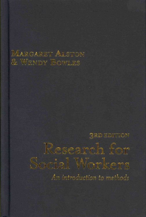 Produktbild: RESEARCH FOR SOCIAL WORKERS 3/