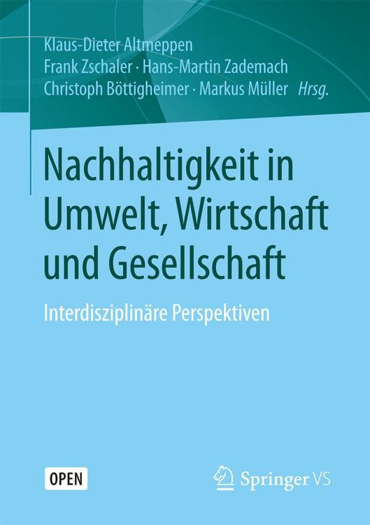 Produktbild: Nachhaltigkeit in Umwelt, Wirtschaft und Gesellschaft