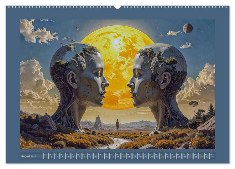 Produktbild: Bewusstseinsdialoge (hochwertiger Premium Wandkalender 2027 DIN A2 quer), Kunstdruck in Hochglanz