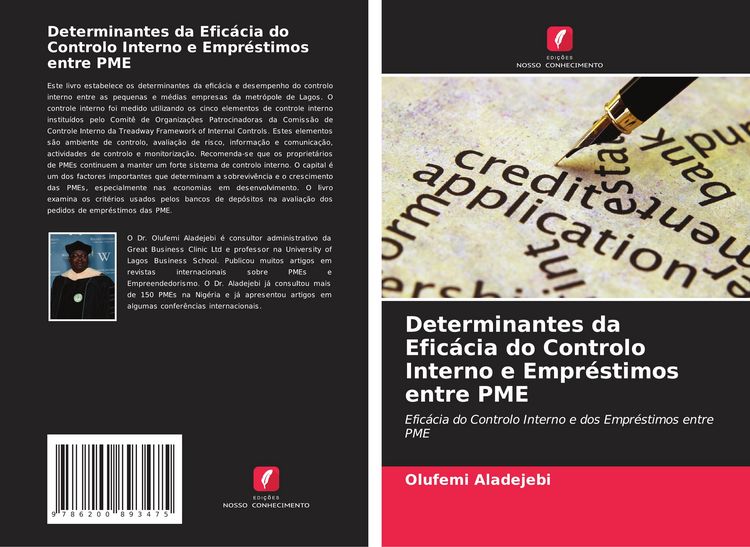 Produktbild: Determinantes da Efic&aacute;cia do Controlo Interno e Empr&eacute;stimos entre PME