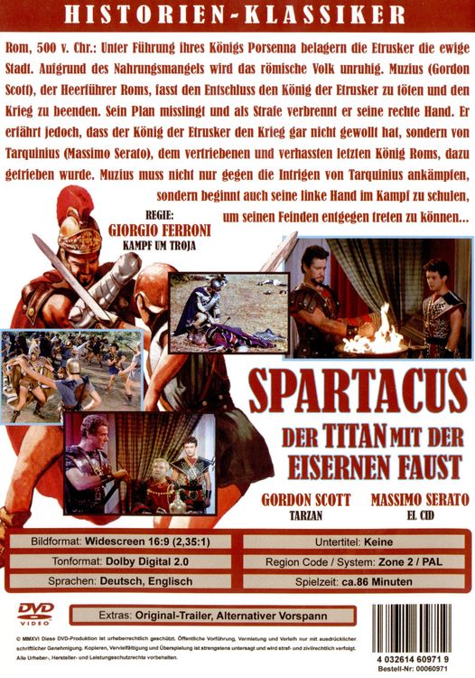Produktbild: Spartacus - Der Titan mit der eisernen Faust