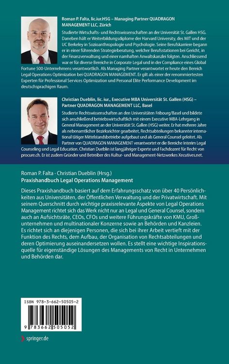 Produktbild: Praxishandbuch Legal Operations Management