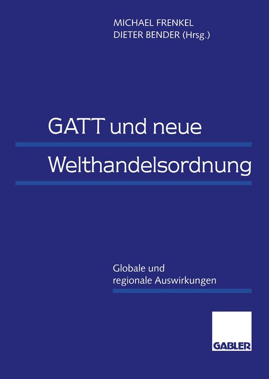 Produktbild: GATT und neue Welthandelsordnung