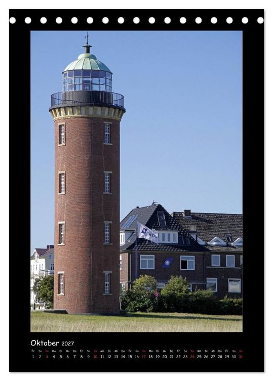 Produktbild: Cuxhaven (Tischkalender 2027 DIN A5 hoch), CALVENDO Monatskalender