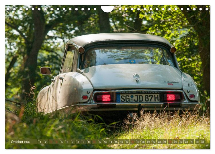 Produktbild: Citro&euml;n DS G&ouml;ttin im Mittelrheintal (Wandkalender 2026 DIN A4 quer), CALVENDO Monatskalender
