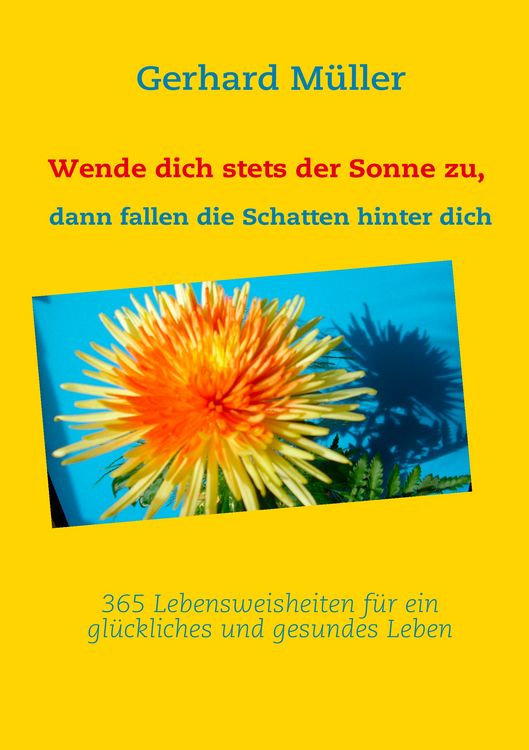 Produktbild: Wende dich stets der Sonne zu, dann fallen die Schatten hinter dich