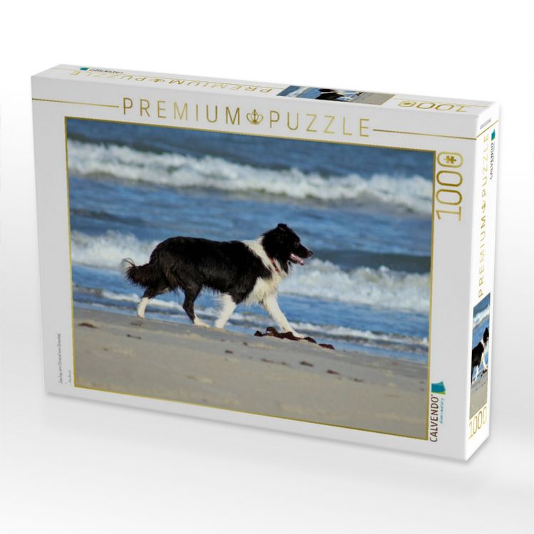 Produktbild: CALVENDO Puzzle JayJay am Strand von Gr&oslash;nh&oslash;j | 1000 Teile Lege-Gr&ouml;&szlig;e 64x48cm Foto-Puzzle f&uuml;r gl&uuml;ckliche Stunden