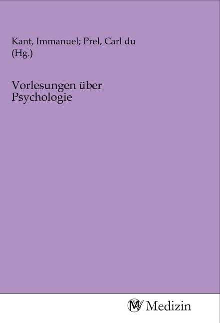 Produktbild: Vorlesungen &uuml;ber Psychologie
