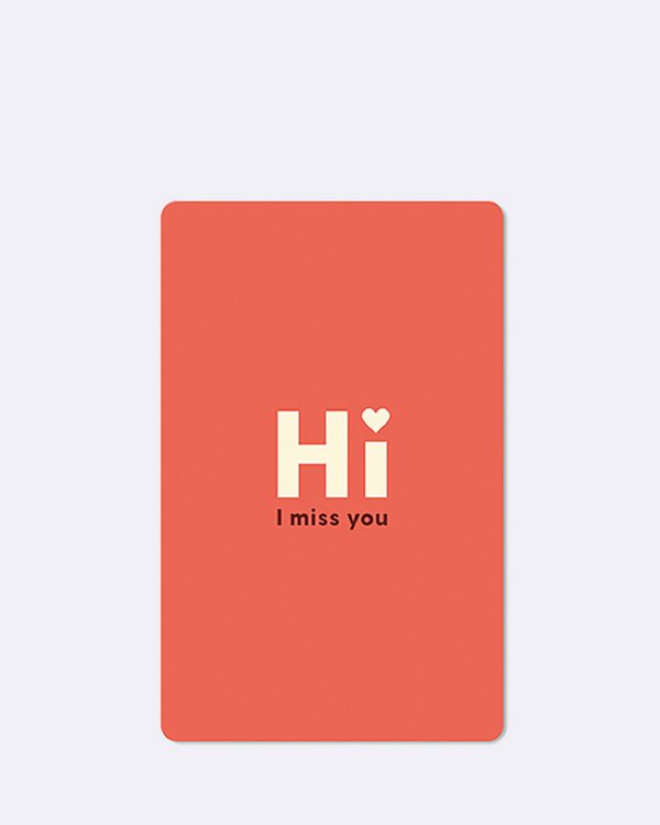 Produktbild: Lunacard Postkarte *Hi I miss you