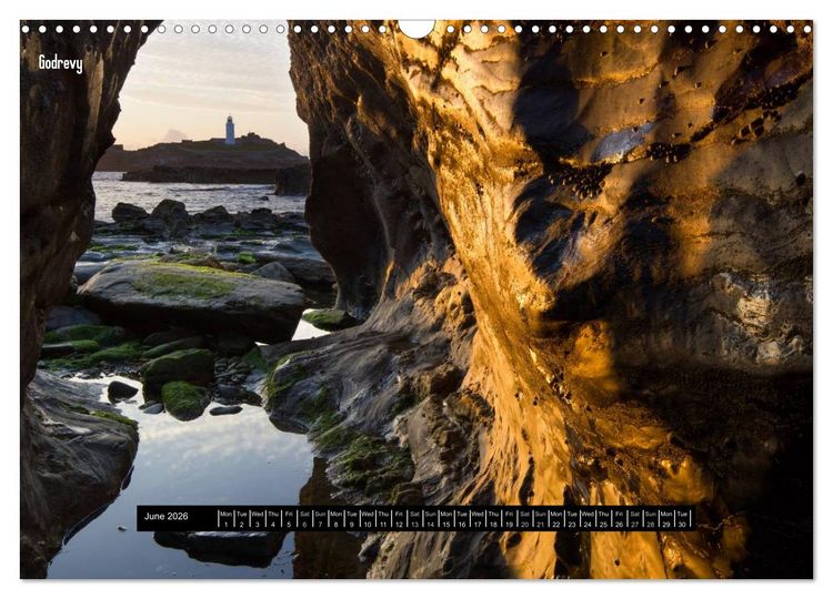 Produktbild: Photographic Cornwall 2026 (Wall Calendar 2026 DIN A3 landscape), CALVENDO 12 Month Wall Calendar